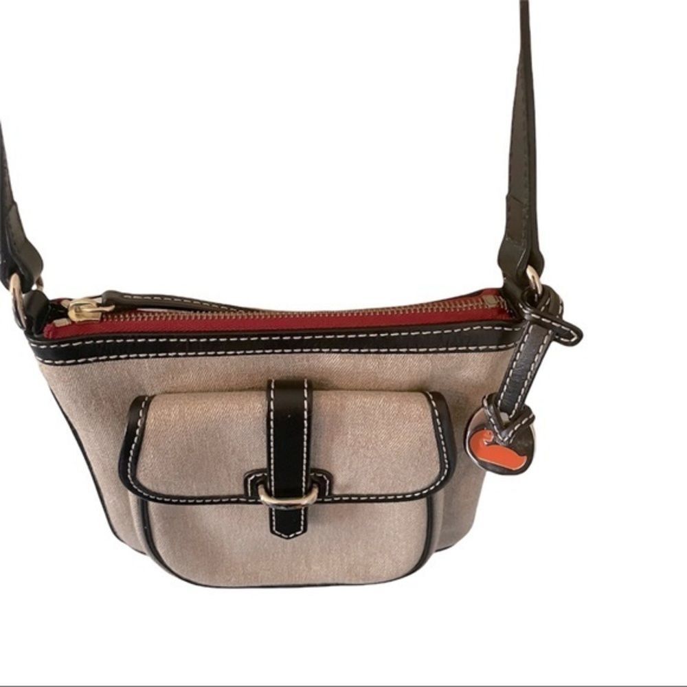 Dooney & Bourke Classic DB Monogram Logo Crossbody Purse - Picture 5 of 8